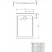 Душовий піддон прямокутний Radaway Doros F 140x80 см, білий (SDRF1480-01) Душовий піддон прямокутний Radaway Doros F 140x80 см, білий (SDRF1480-01)