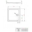 Душовий піддон Radaway Doros Plus C 100x100x5 см, білий (SDRPC1010-01) Душовий піддон Radaway Doros Plus C 100x100x5 см, білий (SDRPC1010-01)
