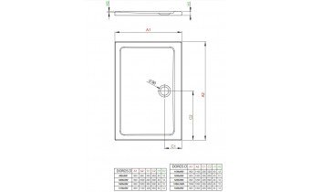 Душовий піддон прямокутний Radaway Doros Plus D 120x90 см, білий (SDRPD1290-01)