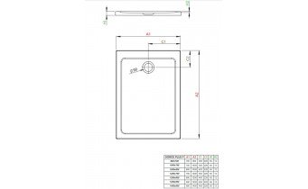 Душовий піддон прямокутний Radaway Doros Plus F 120x90x5 см, білий (SDRFP1290-01)