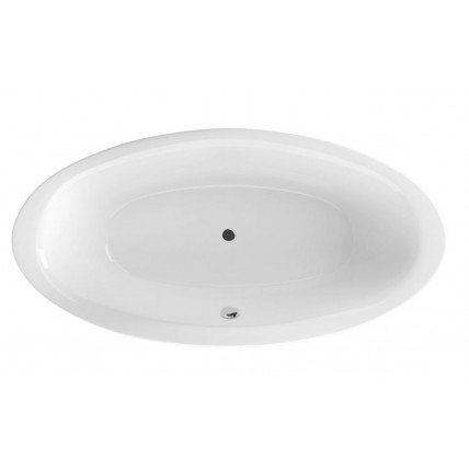 Окремостояча акрилова ванна Radaway Mesara 190x100 з ніжками + сифон для ванни Radaway R135L (WA1-38-190x096U)