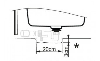 Акрилова ванна Riho Geta Plug & Play 170x90 L, асиметрична з ручкою + ніжки, ванна та панель суцільнолиті (BD49005)