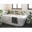 Окремостояча акрилова ванна Riho Omega Corner 170x80 R з сифоном click / clack + ніжки (BD29)