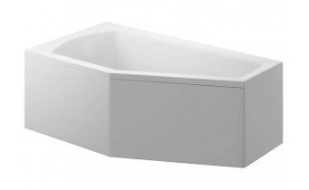 Ванна акрилова Polimat Selena 150x90 см L, Лівостороння асиметрична + ніжки (00386)