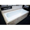 Ванна акрилова Besco Shea Slim 150x70, пряма, торець бортика 15 мм (WAS-150-SL)