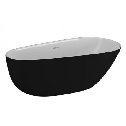 Ванна Polimat SHILA 170х80 чорна мат + ніжки (00345) Ванна Polimat SHILA 170х80 чорна мат + ніжки (00345)