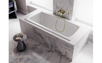Акрилова ванна Besco Talia Slim 150x70, пряма (WAT-150-SL)