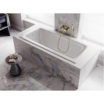 Акрилова ванна Besco Talia Slim 160x75, пряма (WAT-160-SL)