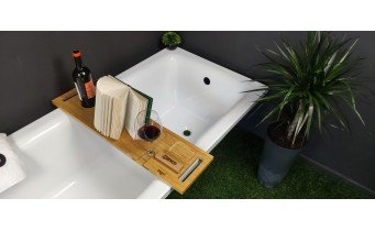 Ванна акрилова Besco Talia 140x70, пряма (WAT-140-PK)