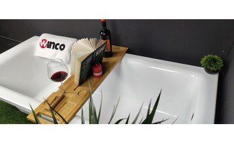 Ванна акрилова Besco Talia 140x70, пряма (WAT-140-PK)