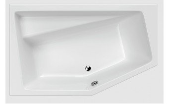 Ванна акрилова асиметрична Excellent Vesper 160x100 см, Лівостороння (WAEX.VEL16WH)