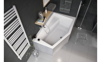 Ванна акрилова асиметрична Excellent Vesper 160x100 см, Правостороння (WAEX.VEP16WH)