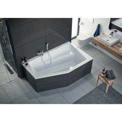 Ванна акрилова асиметрична Excellent Vesper 160x100 см, Правостороння (WAEX.VEP16WH)