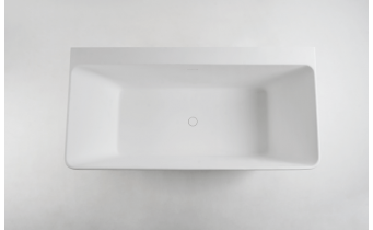 Окремостояча кам'яна ванна Volle Solid Surface 165x80 з донним клапаном (12-40-051)