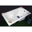 Ванна сидяча акрилова (з місцем для сидіння) Besco Aria Rehab 120x70 см, пряма з сидінням (WAR-120-PA)