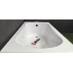 Ванна акрилова Besco Aria 170x70 см, пряма, округлі форми всередині (WAA-170-PA)