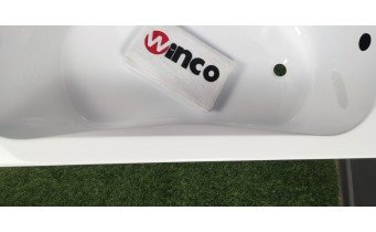 Ванна акрилова Besco Aria 170x70 см, пряма, округлі форми всередині (WAA-170-PA)