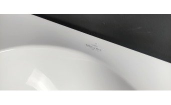 Ванна кварилова Villeroy&Boch Oberon / Оберон 170x70 см, КВАРИЛ + ніжки, фреза для вирізу переливу в комплекті (UBQ177OBE2V-01)