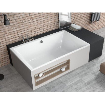Акрилова ванна для двох осіб Radaway Itea Lux 190x120 см + ніжки (WA1-29-190x120U)