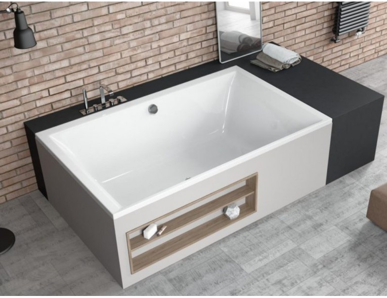 Акрилова ванна для двох осіб Radaway Itea Lux 190x120 см + ніжки (WA1-29-190x120U)