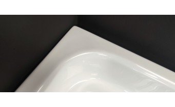 Душовий піддон глибокий акриловий, квадратний Polimat Karen 70x70x29.5 см (00207)