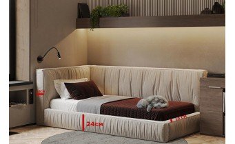 Дитяче ліжко WoodSoft Pula 120x200, з ортопедичною основою (P12-200-ORO)