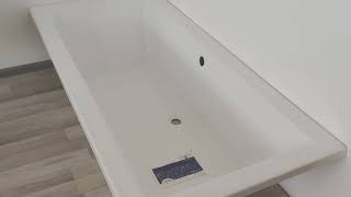 Акрилова ванна Besco Quadro, пряма