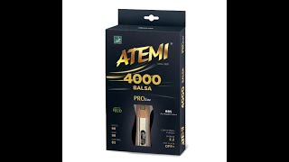Ракетка Atemi 4000 Pro Balsa Eco Line A анатомічна