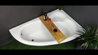 Кутова акрилова ванна Besco Natalia 150x100