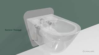 Ceramica Catalano: Montaggio WC sospeso